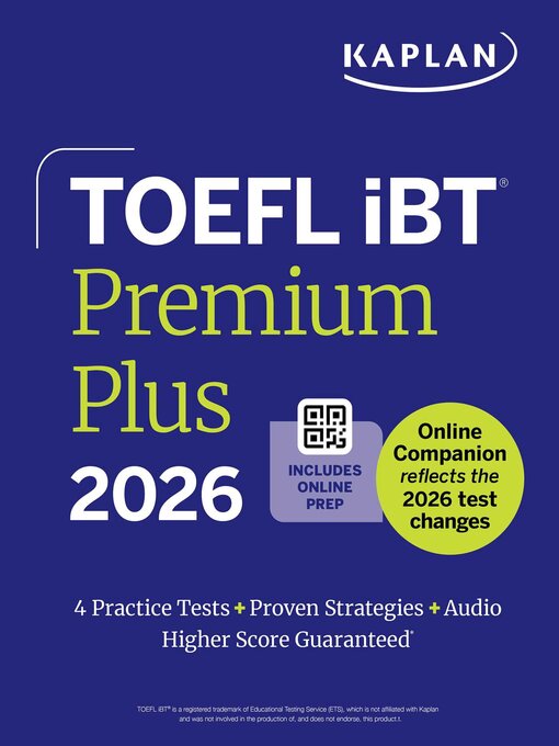 Title details for TOEFL iBT Premium Plus 2026 by Kaplan Test Prep - Available